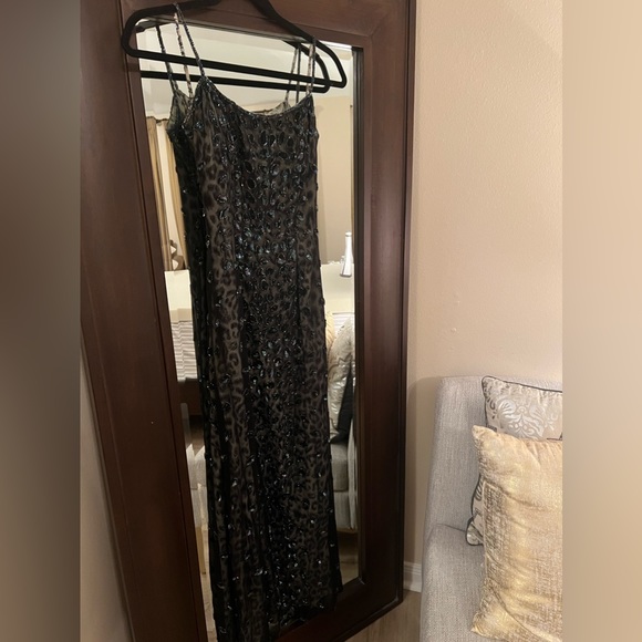 Leopard/Cheetah print evening gown size Small - Picture 4 of 15
